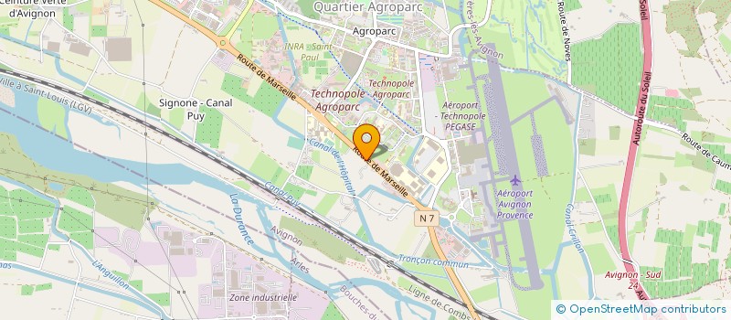 localisation de l'entreprise BOMPAS CARAVANE CAMPING CARS à AVIGNON