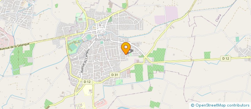localisation de l'entreprise BOMPAS TAXIS AMBULANCE  BOMPAS