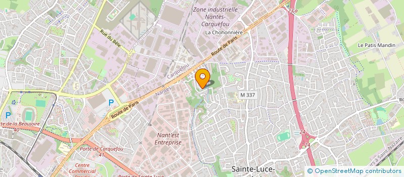 localisation de l'entreprise BOMPERIN-GUILLET à NANTES