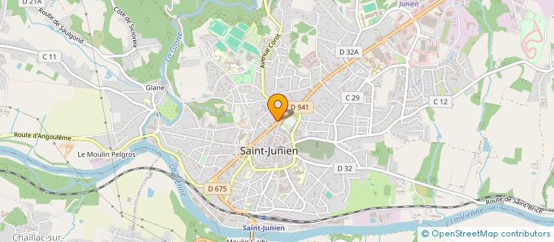 localisation de l'entreprise BOMS  SAINT-JUNIEN