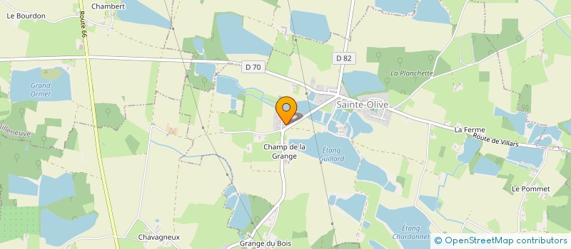 localisation de l'entreprise BON  SAINTE-OLIVE