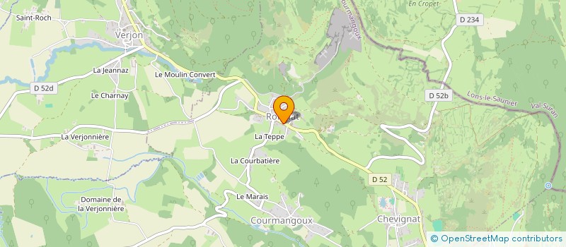 localisation de l'entreprise BON  COURMANGOUX