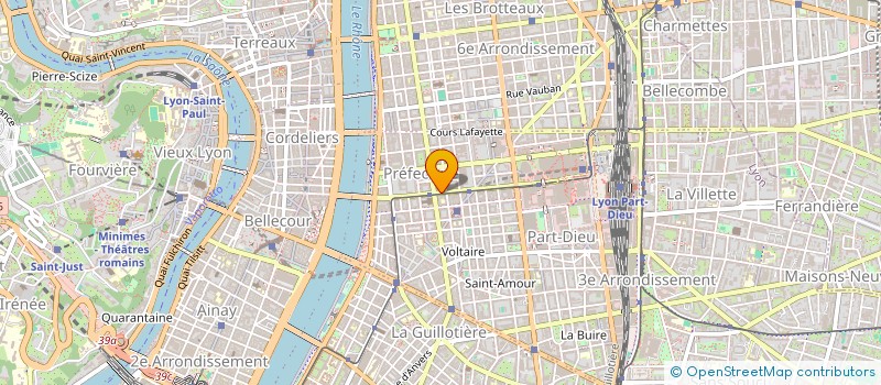 localisation de l'entreprise BON ACCUEIL  LYON