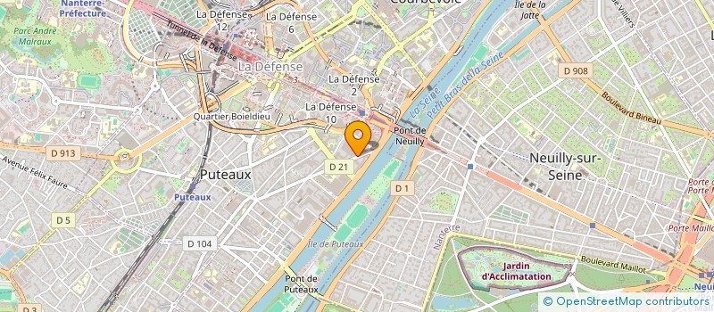 localisation de l'entreprise BON AIR à PUTEAUX