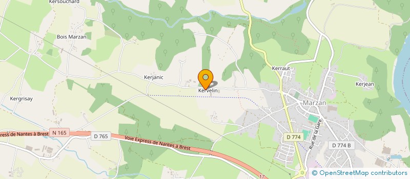 localisation de l'entreprise BON AIR  MARZAN