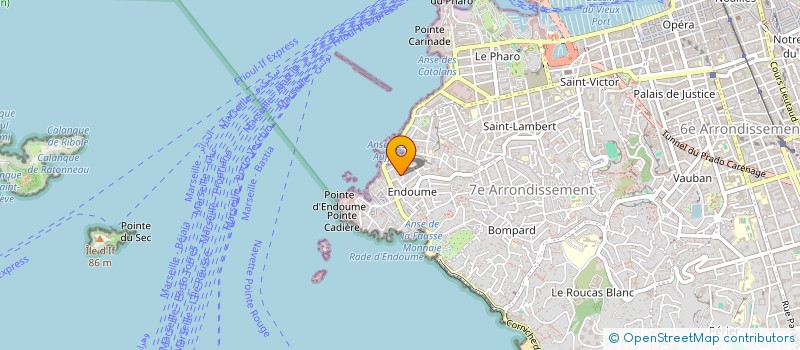 localisation de l'entreprise BON'AIR à MARSEILLE