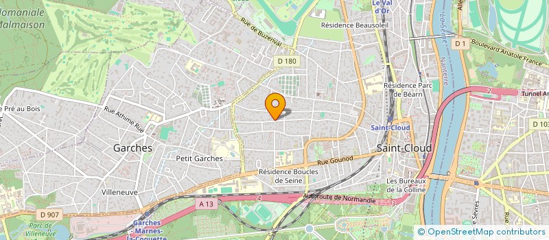 localisation de l'entreprise BON AIR à SAINT-CLOUD