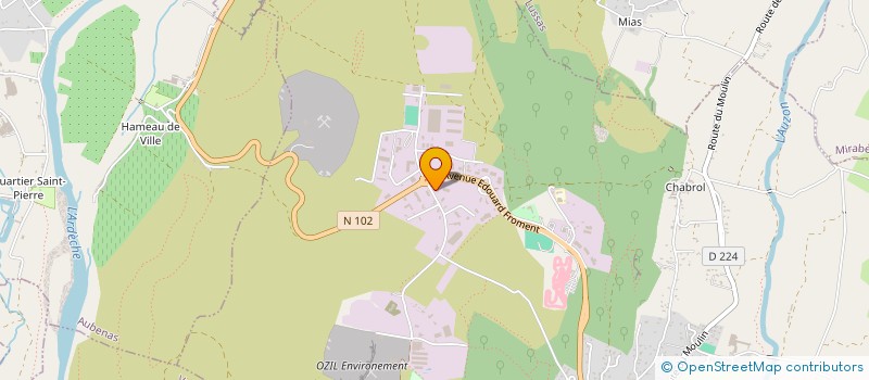 localisation de l'entreprise BON APP'HACHE  LAVILLEDIEU