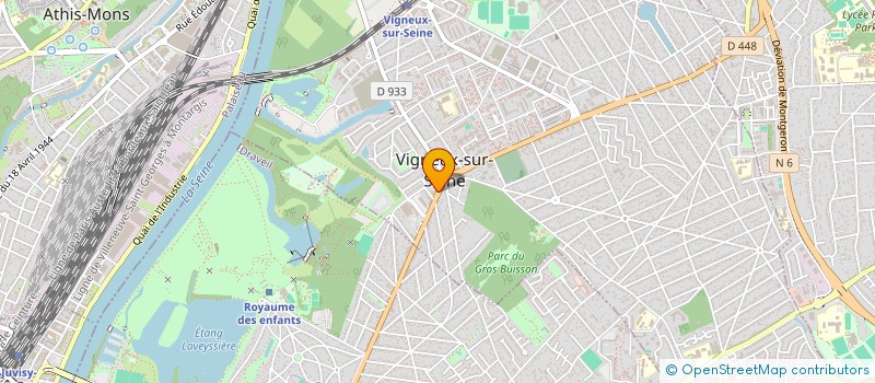 localisation de l'entreprise BON APP' RESTAURANT à VIGNEUX-SUR-SEINE