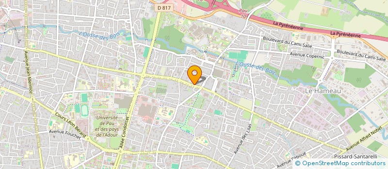 localisation de l'entreprise BON APPART 64 à PAU