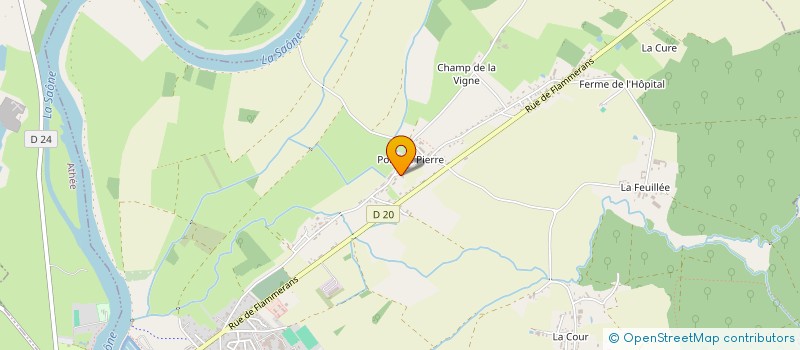 localisation de l'entreprise BON APPART  AUXONNE