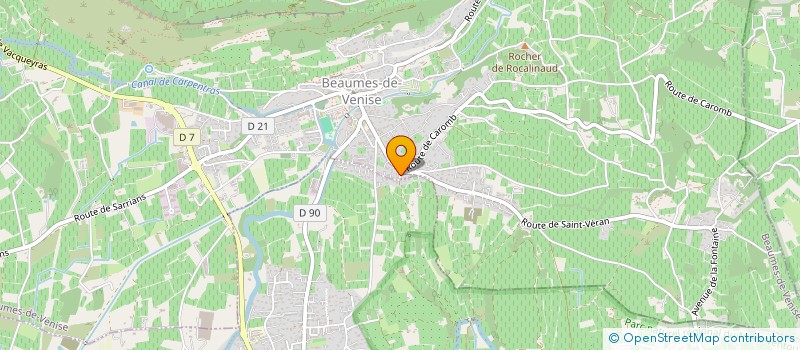 localisation de l'entreprise BON'APPART  BEAUMES-DE-VENISE