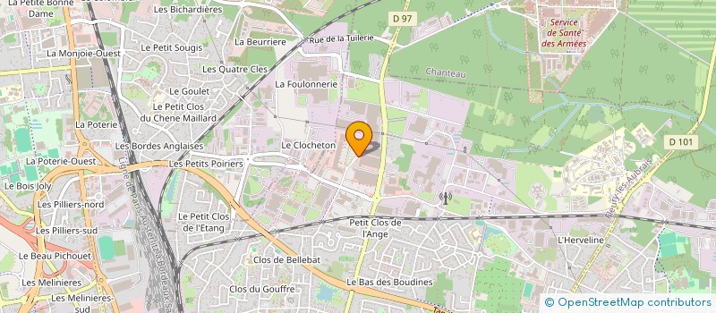 localisation de l'entreprise BON APPETIT à FLEURY-LES-AUBRAIS