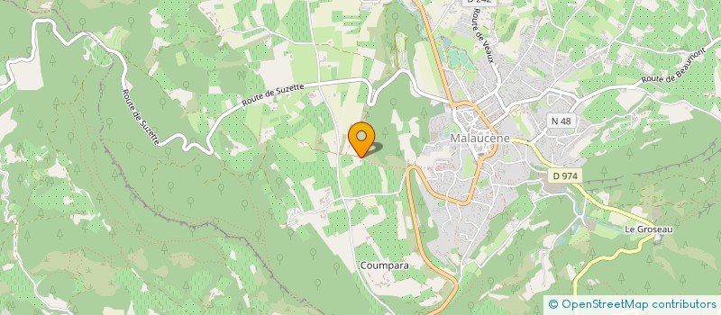 localisation de l'entreprise BON'ASSAINISSEMENT à MALAUCENE