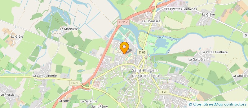 localisation de l'entreprise BON BAGAGE - CONSEIL & FORMATION à SAINT-PHILBERT-DE-GRAND-LIEU