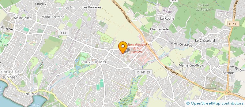 localisation de l'entreprise BON BAR'D  VAUX-SUR-MER