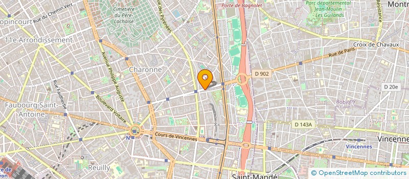 localisation de l'entreprise BON BAZAR  PARIS