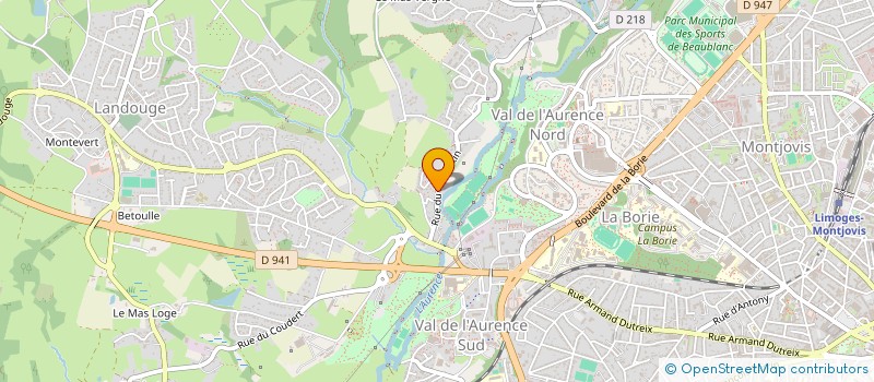 localisation de l'entreprise BON BOMDAR à LIMOGES