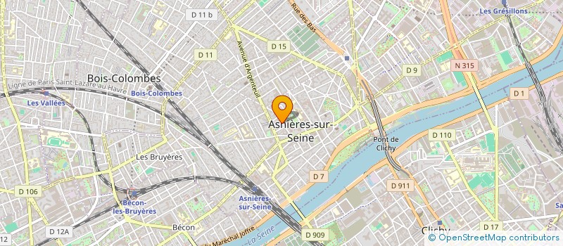 localisation de l'entreprise BON & BON à ASNIERES-SUR-SEINE