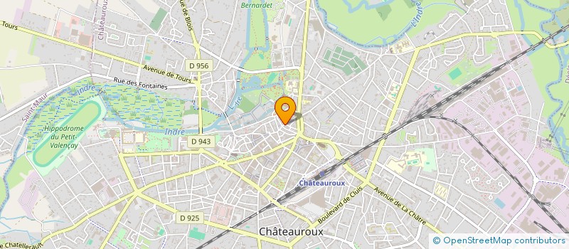 localisation de l'entreprise BON BON à CHATEAUROUX