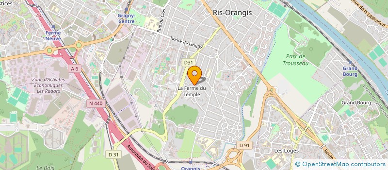 localisation de l'entreprise BON BTP  RIS-ORANGIS