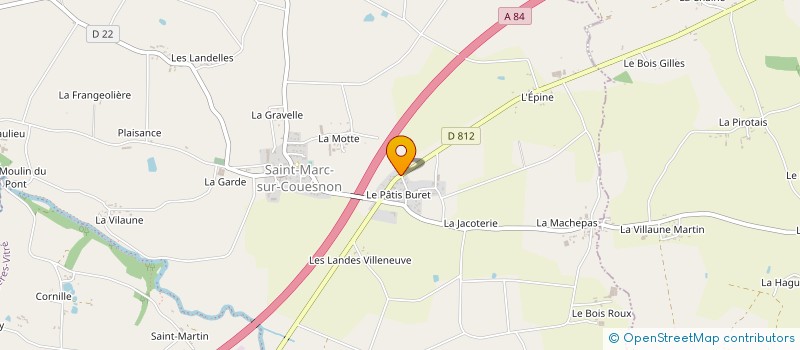 localisation de l'entreprise BON COMME DU BON PAIN  RIVES-DU-COUESNON