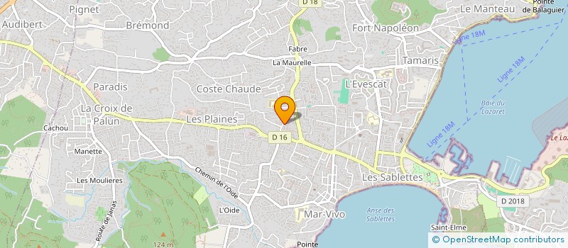 localisation de l'entreprise BON CREATEUR ARTISAN MEDITERRANEEN  LA SEYNE-SUR-MER