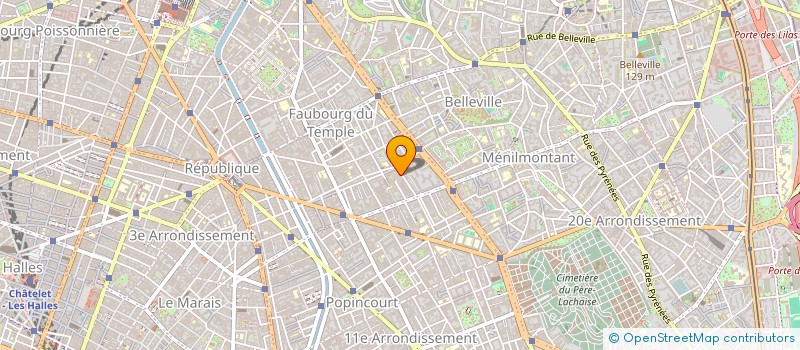 localisation de l'entreprise BON DELIRE  PARIS