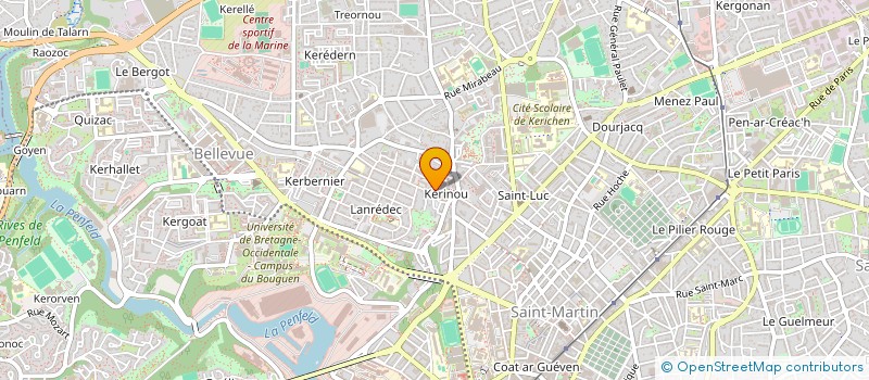 localisation de l'entreprise BON DOSS CLUB à BREST