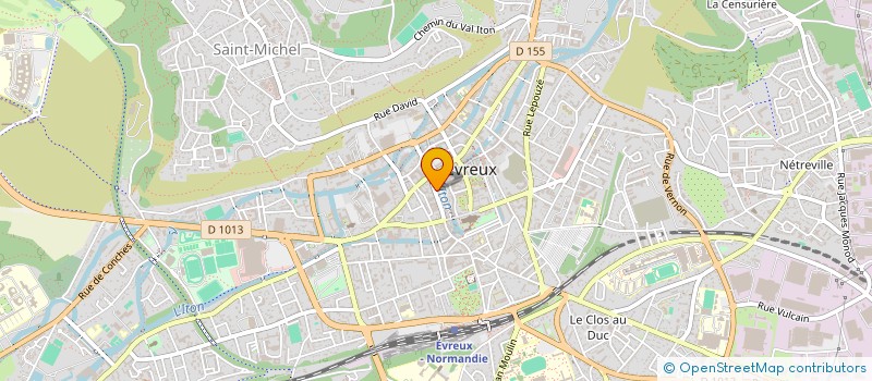 localisation de l'entreprise BON ENTENDEUR  EVREUX