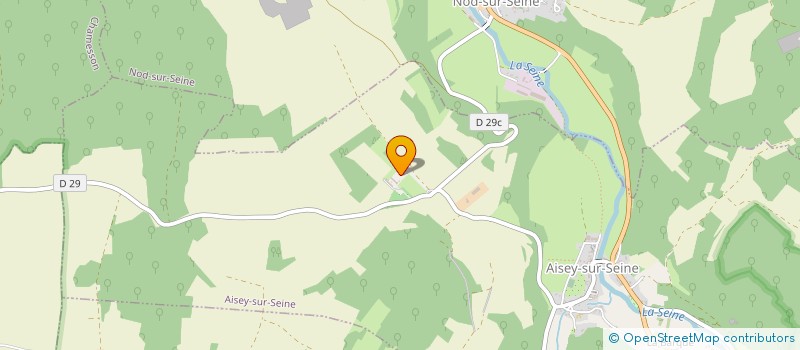 localisation de l'entreprise BON ESPOIR HEBERGEMENTS ET RECEPTIONS  AISEY-SUR-SEINE