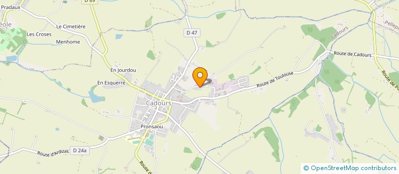 localisation de l'entreprise BON ET BOSC à CADOURS