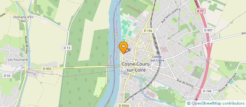 localisation de l'entreprise BON ET FILS SARL à COSNE COURS SUR LOIRE