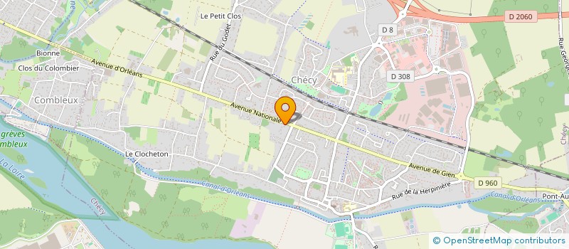 localisation de l'entreprise BON GOSTO à CHECY