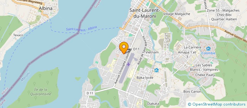 localisation de l'entreprise BON GOUT  SAINT-LAURENT-DU-MARONI