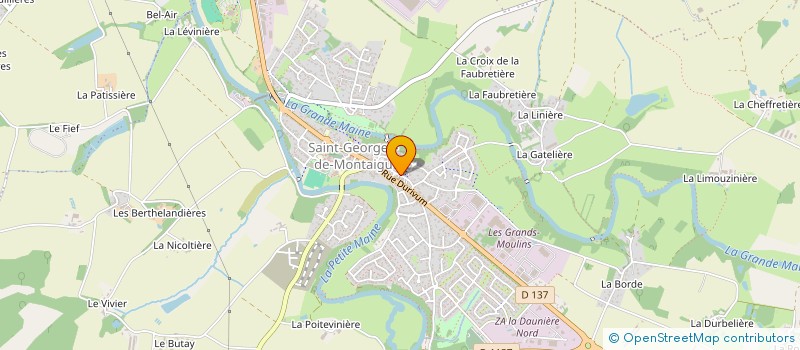 localisation de l'entreprise BON-HER à MONTAIGU-VENDEE