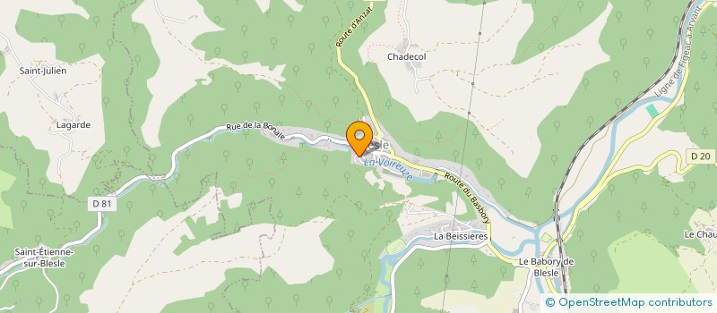 localisation de l'entreprise BON IMMO  AUTRAC