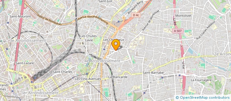 localisation de l'entreprise BON INVESTISSEMENTS à MARSEILLE