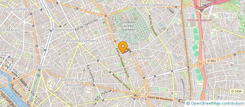 localisation de l'entreprise BON PASTEK  PARIS