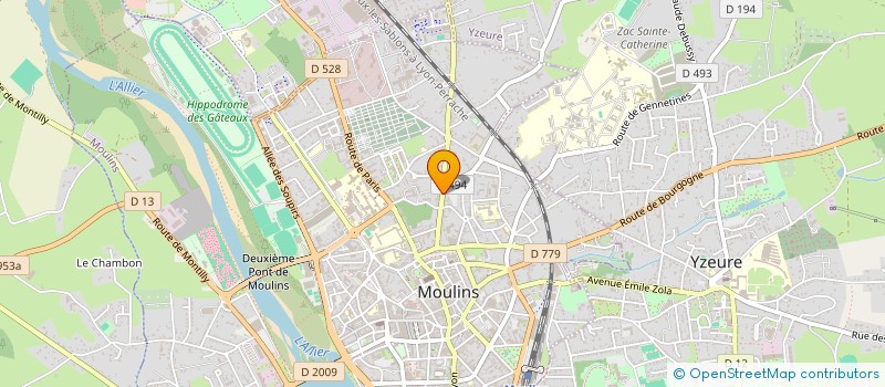 localisation de l'entreprise BON PASTEUR à MOULINS