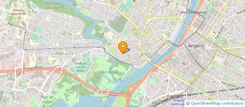 localisation de l'entreprise BON PASTEUR COMMUNAUTE à ANGERS