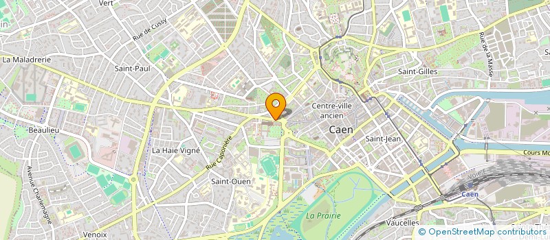 localisation de l'entreprise BON PASTEUR DE CAEN à CAEN