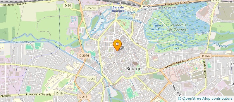 localisation de l'entreprise BON PASTEUR DEVELOPPEMENT  BOURGES