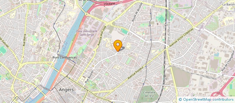 localisation de l'entreprise BON PIED BON OEIL  ANGERS