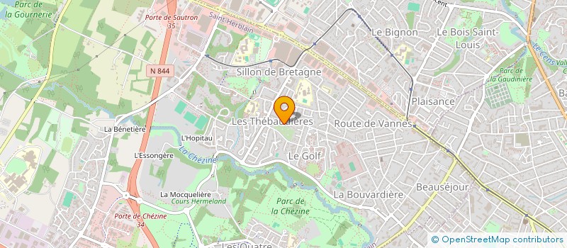 localisation de l'entreprise BON PIED BONHEUR à SAINT-HERBLAIN