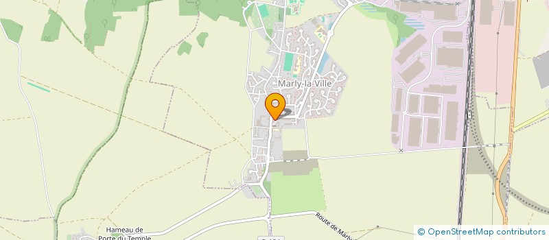 localisation de l'entreprise BON PIED MARLYSIEN  MARLY-LA-VILLE