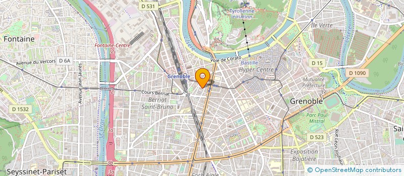 localisation de l'entreprise BON PLAISIR à GRENOBLE