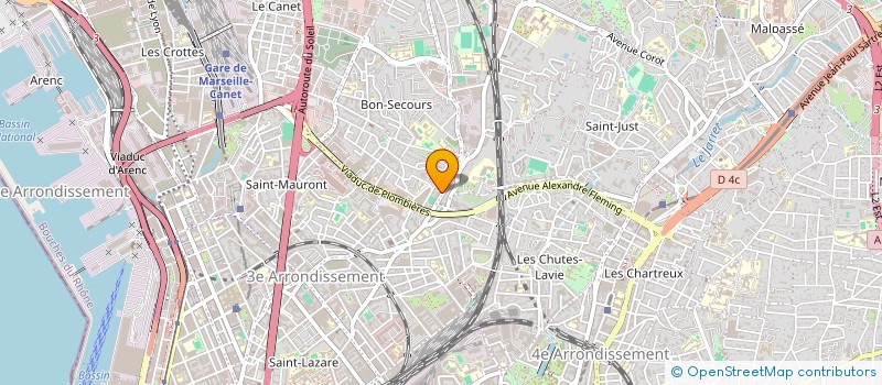 localisation de l'entreprise BON PLAN à MARSEILLE