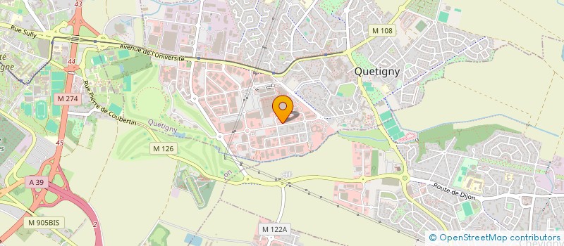 localisation de l'entreprise BON PLAN CITY.COM à QUETIGNY