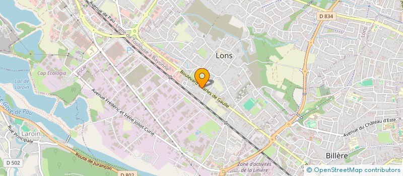 localisation de l'entreprise BON PLAN EVASION  LONS